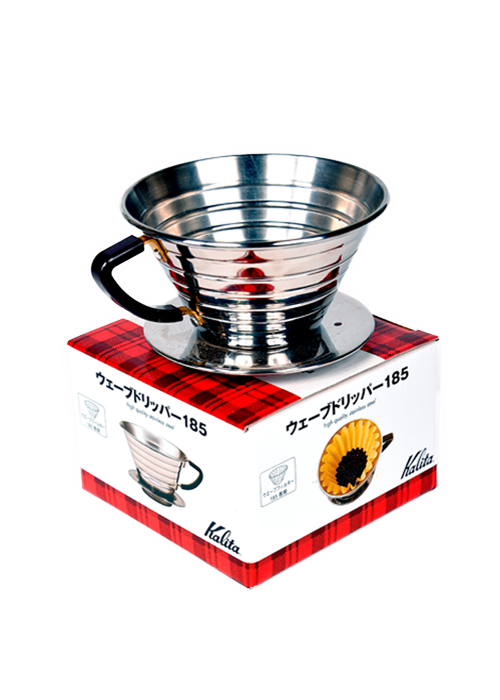 Kalita Wave 185 Stainless Steel Dripper Equipment Coffee Little